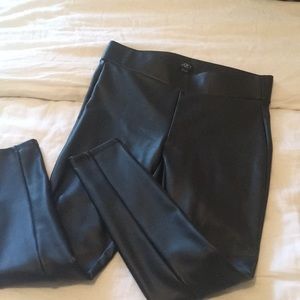 Loft petite leather leggings